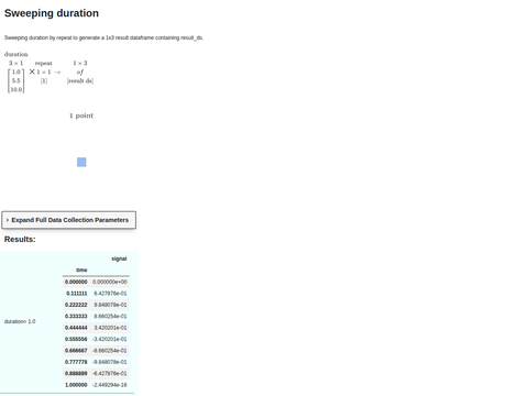 Example Composable Dataset Down