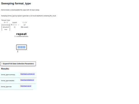 Example Result Path 1D